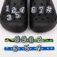 thumbnail image 3 of PVC Letters Numbers Shoe Charms Double A-Z Letters and 0-9# Numbers Clog Charms for Hole Shoes Wristbands Bracelets, 3 of 7