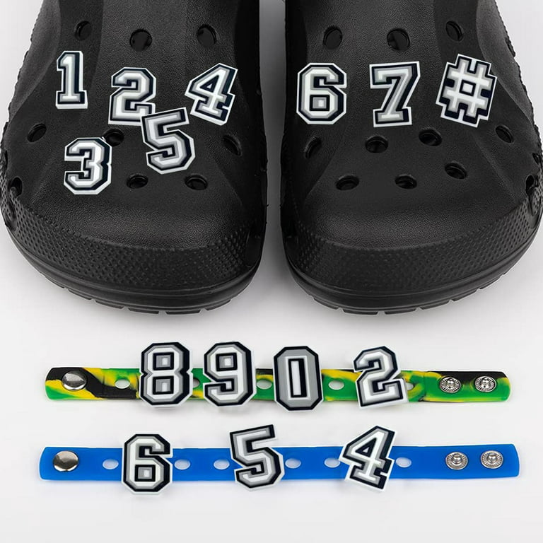 Letter A-Z Shoe Croc Charms for Clogs Sandals Decoration Shoe