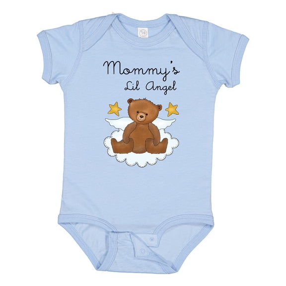 Inktastic Mommy's Lil Angel Boys or Girls Baby Bodysuit