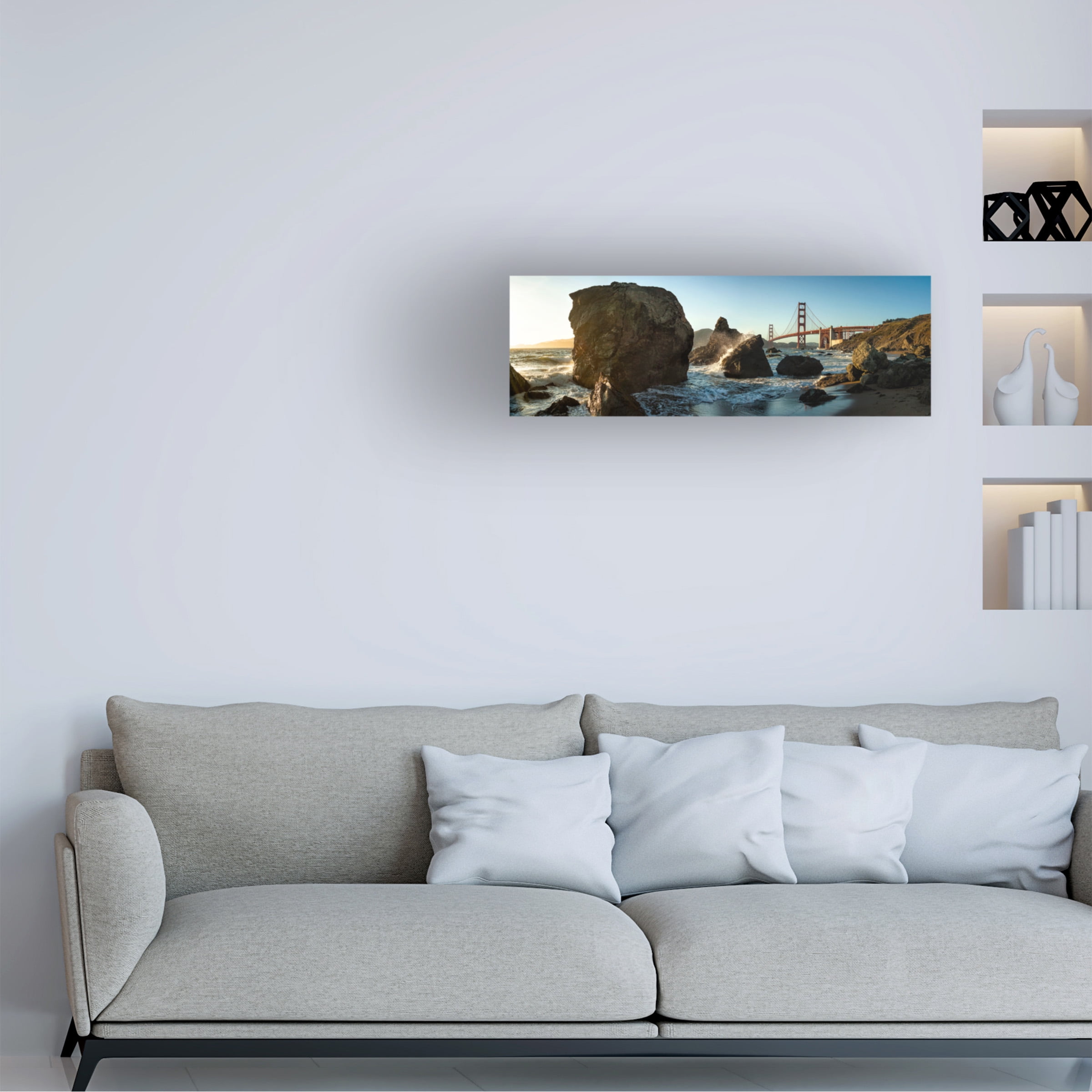 Michael Kaupp 'The Golden Gate Bridge' Canvas Art