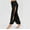 Black, variant on Solid Color Split High Stretch Exercise Running Yoga Leisure Pants, White S-XXL