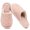 Pink, variant on CHICVOMEY Fuzzy Slippers for women Memory Foam Non-slip House Shoes Plush Faux Fur house slipper Indoor Outdoor