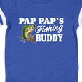 thumbnail image 4 of Inktastic Pap Pap's Fishing Buddy with White Text Boys Baby Bodysuit, 4 of 5