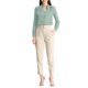 thumbnail image 2 of CAMISA DE BOTONES DE MANGA LARGA EN V ELEGANTE PARA MUJERES CHIC L VERDE CLARO, 2 of 6