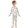 thumbnail image 7 of Christmas Pajamas Cute Dragons Illustration Cute Comfortable Cotton Two-piece Christmas Pajamas Set, 7 of 7