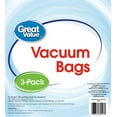 Great Value Eureka Style RR Vacuum Bag, 3Pack, 2331