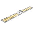 thumbnail image 2 of Oliegs Heated Blanket For Samsung Galaxy Watch4 Three Beads Solid Stainless Steel Replacement Strap 42mm Chocolate, 2 of 4
