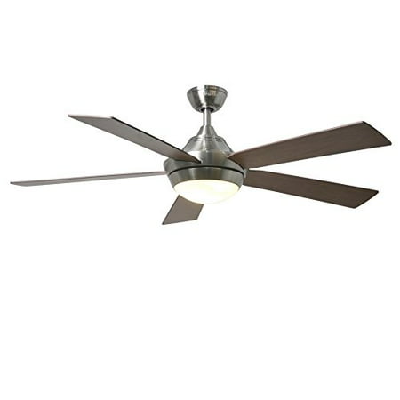 Platinum Portes 52 In Brushed Nickel Downrod Mount Ceiling Fan With Platinum Portes 52 In Brushed Nickel Downrod Mount Ceiling Fan With Light Kit And Remote