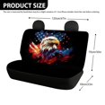 thumbnail image 4 of FUIALDOLG 4th of July Non-Slip Replacement Seat Protectors Set of 2 Waterproof All Weather Car Back Seat Cover for Auto Car Interior, 4 of 7