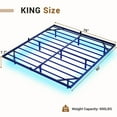 thumbnail image 5 of King Floating Bed Frame King Size Metal Platform Bed with LED Lights for Bedroom, No Box Spring Needed, Black, 5 of 7
