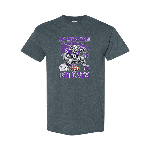 Kansas State Wildcats Football Go Cats 2024 Unisex T-Shirt V41198, up to size 5XL