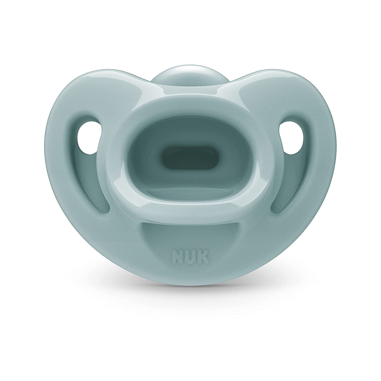 NUK ORTHODONTIC PACIFIER 0-6 months BRAND NEW bnib CROWNS silicone BP FREE  blue
