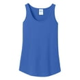 thumbnail image 5 of Ladies Core Cotton Tank Top Royal Medium, 5 of 6