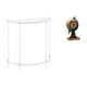 thumbnail image 1 of Mesita de noche de acrílico,Mesa auxiliar de acrílico transparente Mesa auxiliar transparente en capas,Mesa pequeña de acrílico,mesita de noche pequeña,compacta,Figura de escritorio,Reloj, 1 of 8