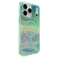thumbnail image 4 of ZAGG Milan Snap Case for iPhone 17 Pro Max - Iridescent Bubble Graphene Strengthened Phone Case with Drop Protection (13ft/4m) Textured Edges & Sparkle Design MagSafe Charging Compatible, 4 of 9