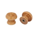 thumbnail image 2 of Unique Bargains Round Wood Furniture Door Wardrobe Knob Wooden Drawer Pull Handle 24x20mm 15Pcs, 2 of 4