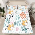 thumbnail image 2 of Homewish Kawaii Corgi Dog 4pcs Bed Sheets for Child Boys Girls,Chic Floral Flower King Sheets,Cartoon Animal Super Cozy Sheet Set,Super Cozy Room Decor, 2 of 7