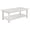 Distressed White, variant on Payne Wood Coffee Table with Shelf Distressed Java