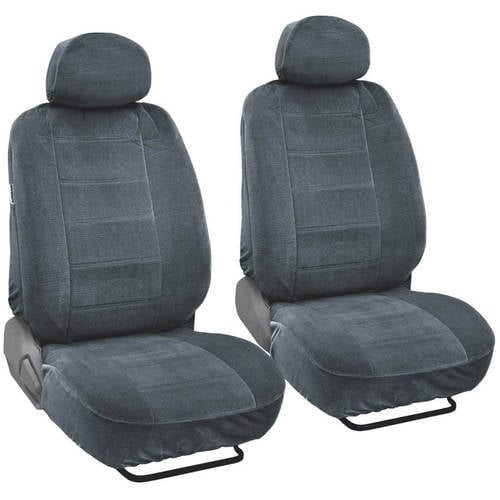 BDK Encore Car Seat Covers, Dotted Cloth 4 Piece Premium Low Back Seat