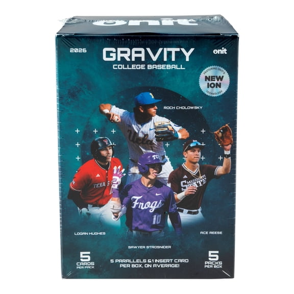 26 ONIT Gravity Baseball Trading Cards Value Box