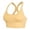 A21010-Yellow, variant on LISTHA Sports Bra High Impact Adjustable Criss Cross Back, Full Support for Large Bust No Bounce Light Gray XL