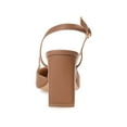 thumbnail image 4 of Journee Womens Reignn Sling Back Mid Block Heel Almond Toe Pumps, Widths Available, 4 of 10