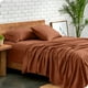 thumbnail image 2 of Juego de Sábanas de 4 Piezas Bare Home Premium 1800 Colección Tamaño Queen Color Terracota, 2 of 9