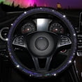 thumbnail image 2 of Colorful Bling Bling Crystal Diamond Rhinestones Steering Wheel Cover, 2 of 4