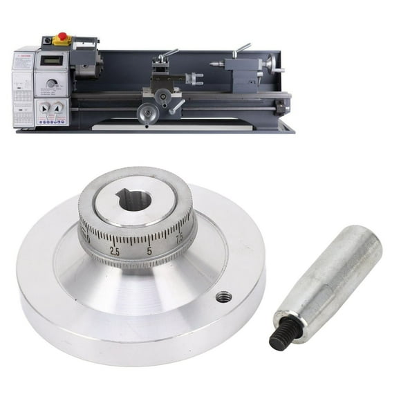 Vuelvo a Mano, Mini Lathe A Mano Aleación de Aluminio de Aluminio de 25 mm Para Fresador