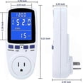 thumbnail image 5 of Upgraded Wattmeter Power Meter Socket Home Electricity Usage Meter, Electric Usage Meter Consumption-Perfet, 5 of 5
