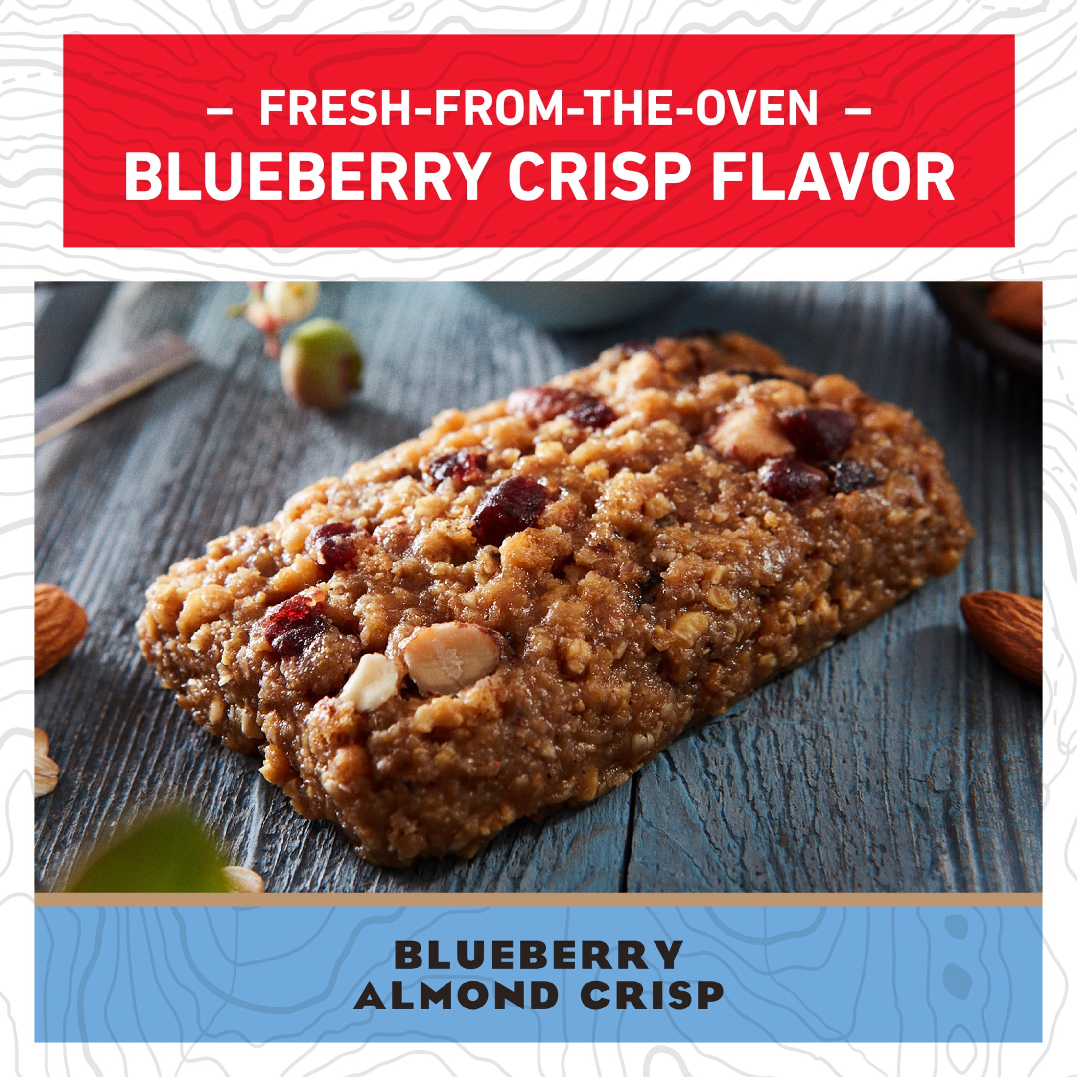 (3 pack) CLIF BAR Energy Protein Bars, Blueberry Almond Crisp, 5ct