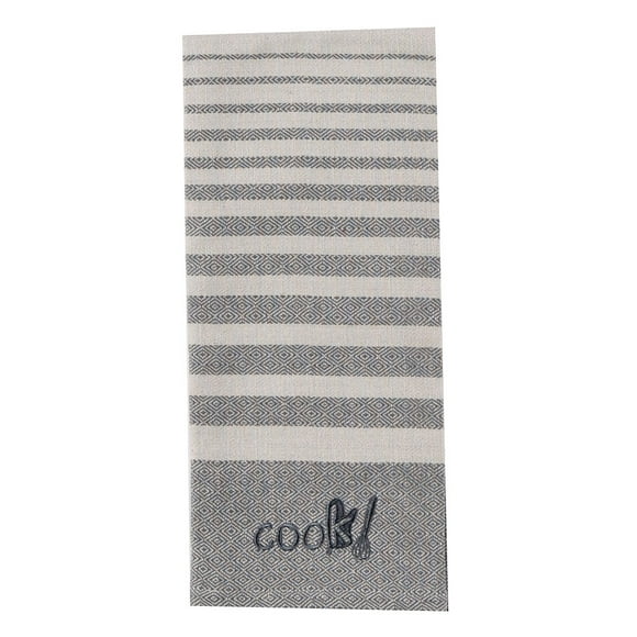 Paño de cocina Kay Dee Designs Cook's Kitchen Birdseye Graphite