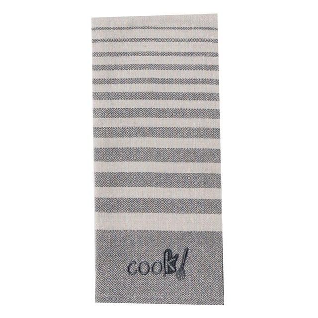 Paño de cocina Kay Dee Designs Cook's Kitchen Birdseye Graphite