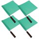 thumbnail image 4 of 4pcs Durable High Visibility Referee Flags with Stainless Steel Poles for Outdoor Sports Games, 4 of 5
