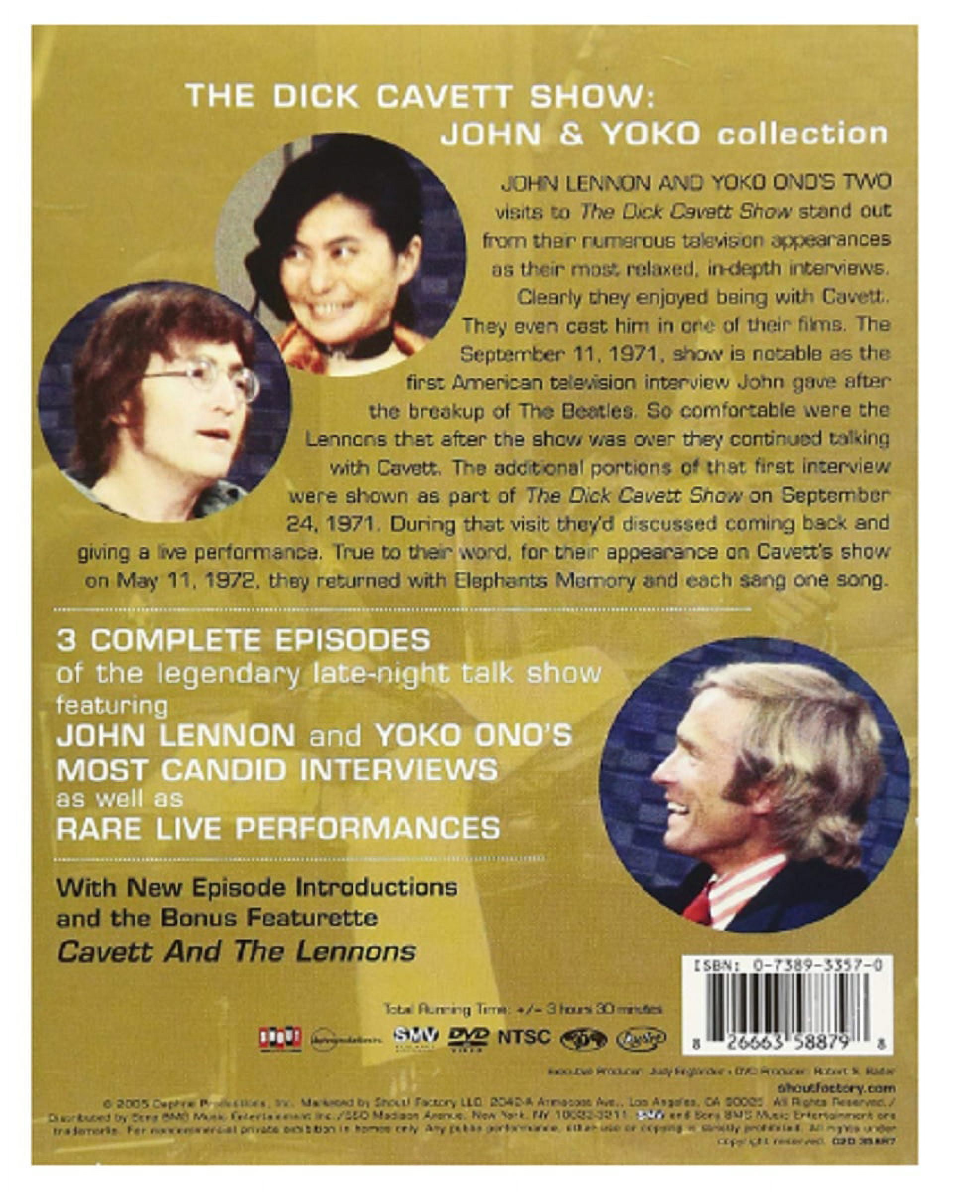 The Dick Cavett Show: John & Yoko Collection (DVD), Shout