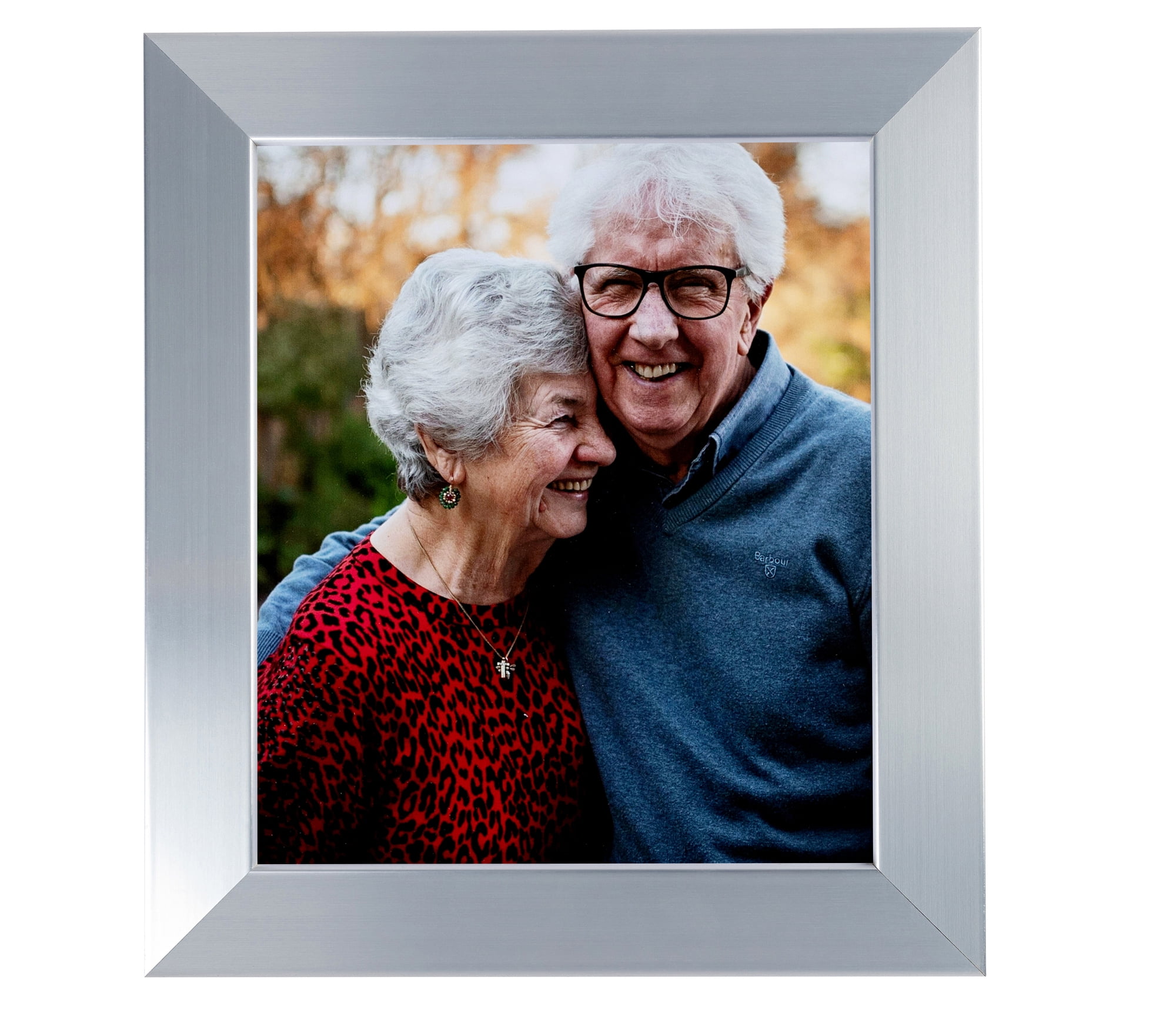 ArtToFrames 18" x 24" Light Silver Picture Frame, 18x24 inch Silver Wood Poster Frame (WOM-4827), 2 Pack
