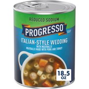 Progresso Reduced Sodium, Italian-Style Wedding With Meatballs Canned Soup, 18.5 oz.
