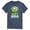 HEATHER BLUE, variant on Instant Message - If You Want Soft Serve Pickleball - Men's Short Sleeve Graphic T-Shirt