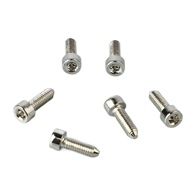Guitar Screw, 6PCS Guitar Hex Head Screws Double Tremolo Bridge Saddle String Locking Screw With Taper Tip