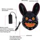 thumbnail image 3 of Máscaras de Halloween, máscara LED EL Wire Scary Mask para la fiesta del festival de Halloween, máscaras faciales de Halloween para hombres, mujeres y niños pink, 3 of 5
