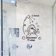 thumbnail image 3 of Wall Sticker Shower Time Letter Wallpaper Lightweight Comfortable Smooth Wall Sticker with Label Flat Modern Home Accessory Mural, 3 of 7