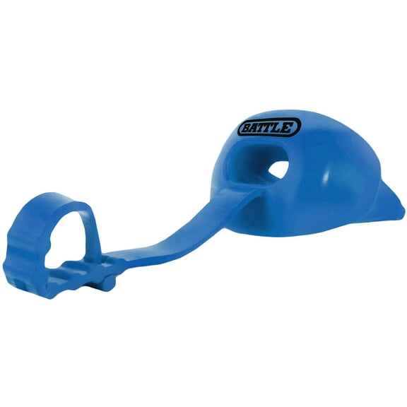 Battle Sports Oxygen Lip Protector Mouthguard with Strap - Columbia Blue