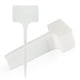 thumbnail image 1 of Large Plastic Plant Labels 6 Inch 50 Pack White Sturdy Extra Large T-Style Plastic Plant Labels for Flower beds,Plant pots, 1 of 5