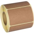 thumbnail image 1 of 2x3 Inch Natural Brown Kraft Stiers (300 Per Roll) - Rectangular Blank Stiers For Store Owners, Crafts, Organizing, Jar And Canning Labels, Price, 1 of 3