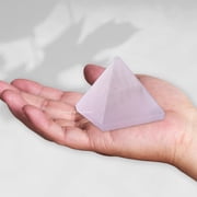 Pink Calcite Pyramid Crystal Healing Stones - 1.5 Inch