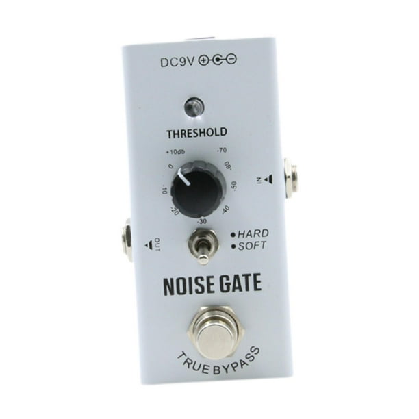 Pedal de compuerta de ruido, pedal de supresión de ruido, miniprocesador de pedal de efectos para guitarra eléctrica