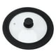 thumbnail image 1 of Tapa de Olla Redonda, Borde de Silicona Fácil de Limpiar la Cubión de la Olla de Vidrio Templado Durante 24 cm 26 cm de 28 cm de diámetro de diámetro, 1 of 7