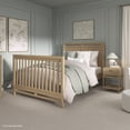 thumbnail image 5 of Evolur Evolur Convertible Crib Wooden Full Size Bed Rail, Alpine Oak, 5 of 6