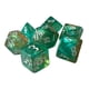 thumbnail image 1 of Dados Poliédricos Sunnimix 7 Uds D4-D20 para Juego de Fiesta Oro Verde, 1 of 8