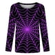 thumbnail image 4 of Camiseta de manga larga con cuello redondo y estampado informal a la moda de verano para mujer Fridja  fjkfkj297, 4 of 5